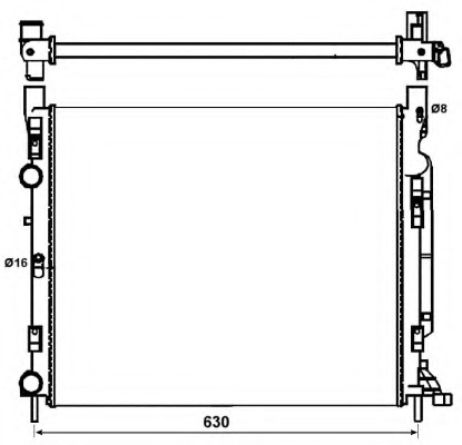 Radiator, racire motor 53002 NRF - Radiator apa/piese Radiator, racire motor 53002 NRF - Radiator apa/piese