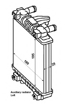 Radiator, racire motor 53014 NRF - Radiator apa/piese Radiator, racire motor 53014 NRF - Radiator apa/piese