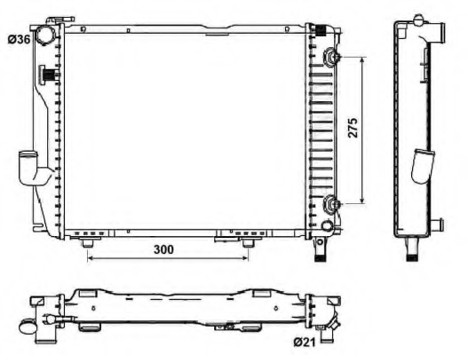 Radiator, racire motor 53030 NRF - Radiator apa/piese Radiator, racire motor 53030 NRF - Radiator apa/piese