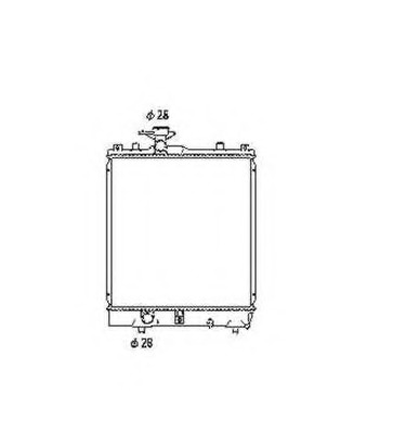 Radiator, racire motor 53456 NRF - Radiator apa/piese Radiator, racire motor 53456 NRF - Radiator apa/piese
