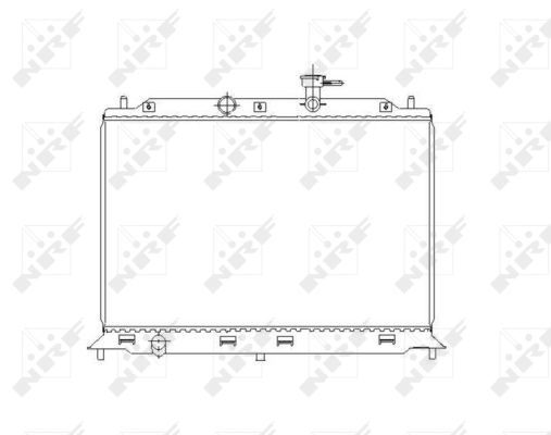 Radiator, racire motor 53491 NRF - Radiator apa/piese Radiator, racire motor 53491 NRF - Radiator apa/piese