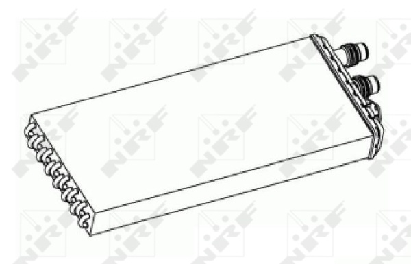 Schimbator caldura, incalzire habitaclu 54255 NRF - Schimbator caldura Schimbator caldura, incalzire habitaclu 54255 NRF - Schimbator caldura