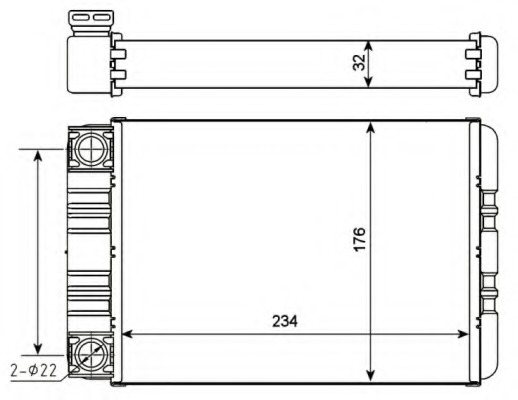 Schimbator caldura, incalzire habitaclu 54274 NRF - Schimbator caldura Schimbator caldura, incalzire habitaclu 54274 NRF - Schimbator caldura