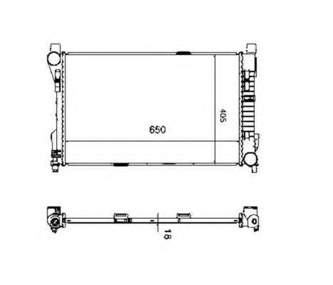 Radiator, racire motor 55310 NRF - Radiator apa/piese Radiator, racire motor 55310 NRF - Radiator apa/piese