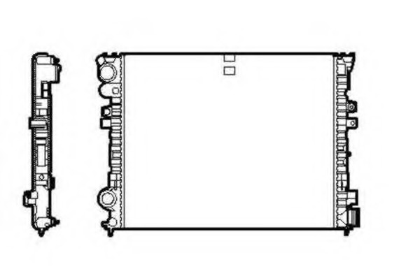 Radiator, racire motor 58262 NRF - Radiator apa/piese Radiator, racire motor 58262 NRF - Radiator apa/piese