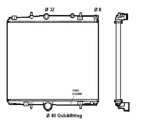 Radiator, racire motor 58314 NRF - Radiator apa/piese Radiator, racire motor 58314 NRF - Radiator apa/piese