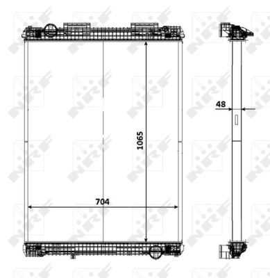 Radiator, racire motor 58370 NRF - Radiator apa/piese Radiator, racire motor 58370 NRF - Radiator apa/piese