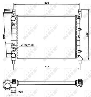 Radiator, racire motor 58705 NRF - Radiator apa/piese Radiator, racire motor 58705 NRF - Radiator apa/piese