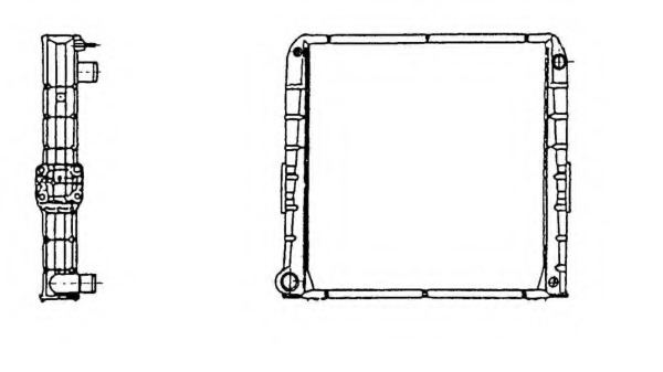 Radiator, racire motor 58826 NRF - Radiator apa/piese Radiator, racire motor 58826 NRF - Radiator apa/piese