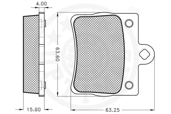 set placute frana,frana disc 10169 OPTIMAL - Set placute frana set placute frana,frana disc 10169 OPTIMAL - Set placute frana