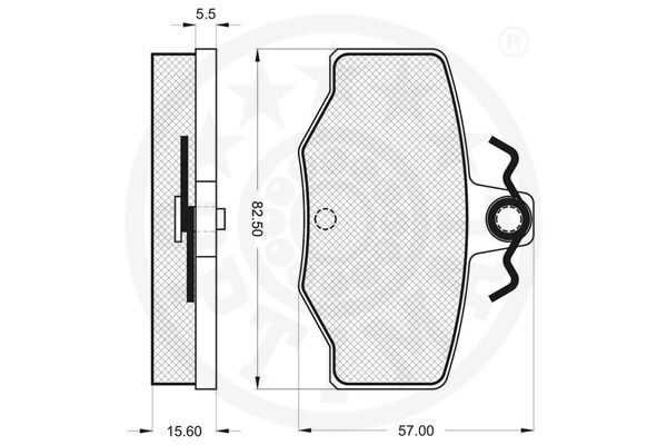 set placute frana,frana disc 10175 OPTIMAL - Frana disc set placute frana,frana disc 10175 OPTIMAL - Frana disc