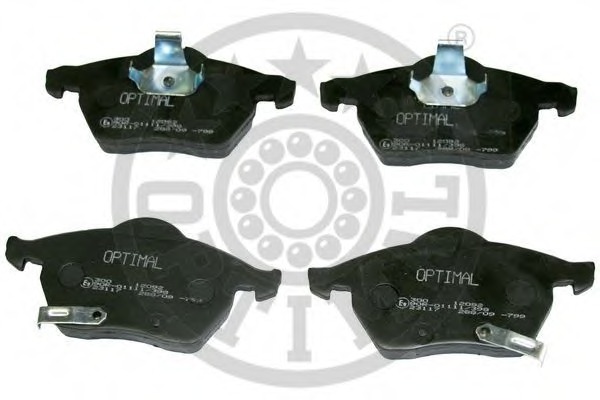 set placute frana,frana disc 12092 OPTIMAL - Frana disc