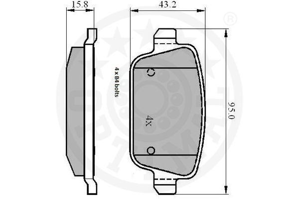 set placute frana,frana disc 12322 OPTIMAL - Frana disc set placute frana,frana disc 12322 OPTIMAL - Frana disc