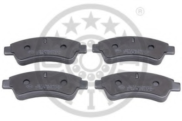 set placute frana,frana disc 84010 OPTIMAL - Frana disc