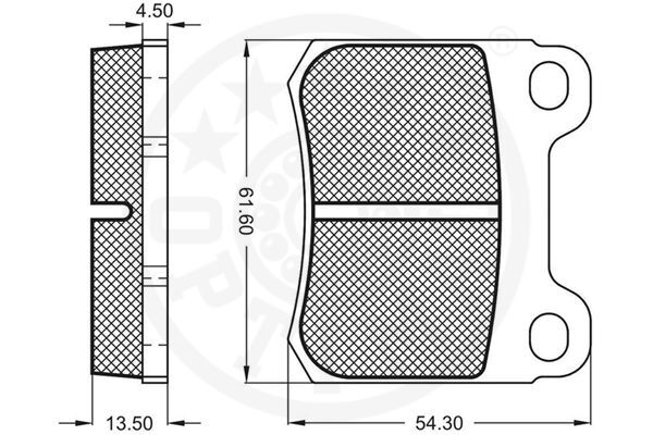 set placute frana,frana disc 9322 OPTIMAL - Frana disc set placute frana,frana disc 9322 OPTIMAL - Frana disc