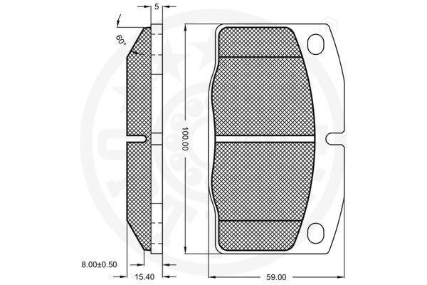 set placute frana,frana disc 9360 OPTIMAL - Frana disc set placute frana,frana disc 9360 OPTIMAL - Frana disc