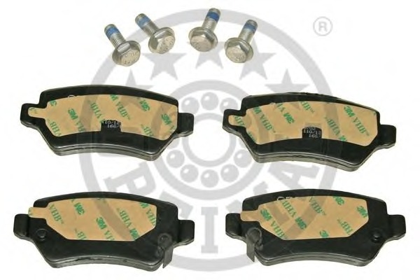 set placute frana,frana disc 95702 OPTIMAL - Frana disc