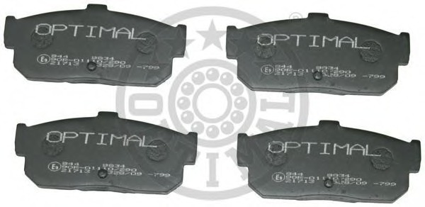 set placute frana,frana disc 9834 OPTIMAL - Frana disc set placute frana,frana disc 9834 OPTIMAL - Frana disc