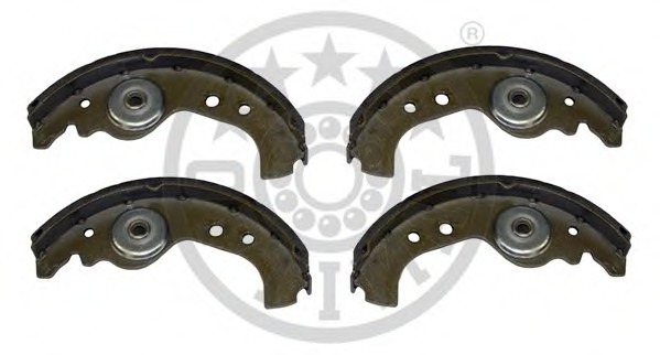 Set saboti frana BB-0151 OPTIMAL - Material frictiune sabot frana/ sabot frana