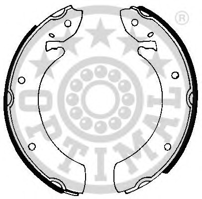 Set saboti frana BB-2500 OPTIMAL - Material frictiune sabot frana/ sabot frana