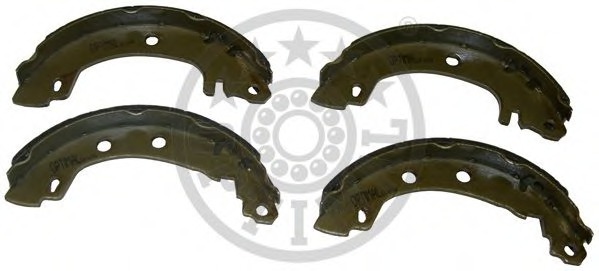 Set saboti frana BB-4160 OPTIMAL - Material frictiune sabot frana/ sabot frana