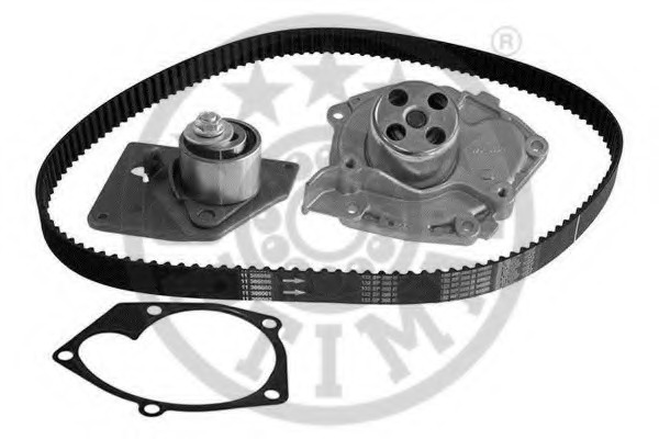 Set pompa apa + curea dintata SK-1493AQ2 OPTIMAL - Pompa apa/ garnitura