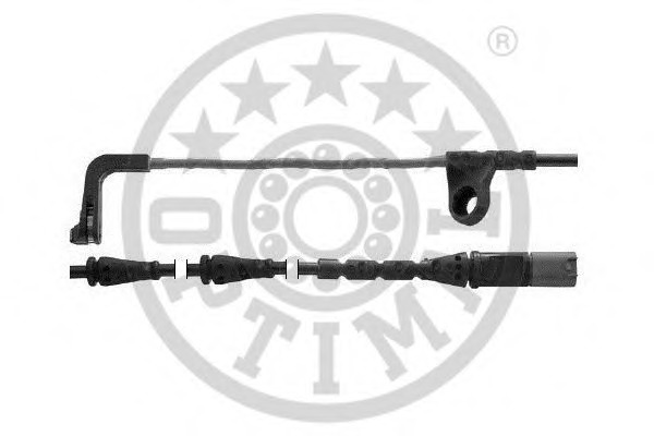 senzor de avertizare,uzura placute de frana WKT-50645K OPTIMAL - Set placute frana