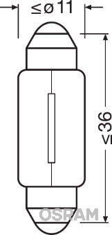 Bec, iluminare numar circulatie / Bec, iluminare habitaclu 6423-02B OSRAM - Bec numar inmatriculare Bec, iluminare numar circulatie / Bec, iluminare habitaclu 6423-02B OSRAM - Bec numar inmatriculare