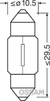 Bec, iluminare habitaclu / Bec, iluminare portbagaj 6438 OSRAM - Iluminare interior Bec, iluminare habitaclu / Bec, iluminare portbagaj 6438 OSRAM - Iluminare interior