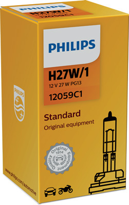 Bec, proiector ceata / Bec incandescent 12059C1 PHILIPS - Far pentru viraj/repere Bec, proiector ceata / Bec incandescent 12059C1 PHILIPS - Far pentru viraj/repere
