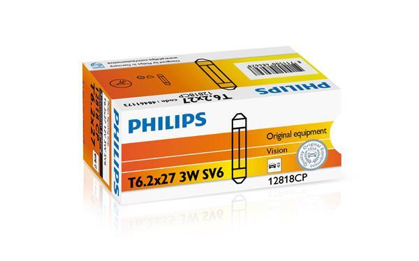 Bec, iluminare habitaclu / Bec incandescent 12818CP PHILIPS - Iluminare interior Bec, iluminare habitaclu / Bec incandescent 12818CP PHILIPS - Iluminare interior