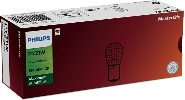 Bec, semnalizator / Bec incandescent 13496MLCP PHILIPS - Semnalizare / elemente