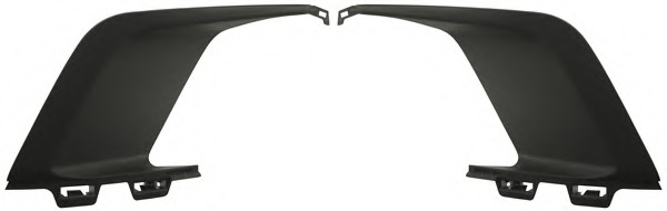 Grila ventilatie, bara protectie 308-11150 PHIRA - Partea frontala/grila radiator