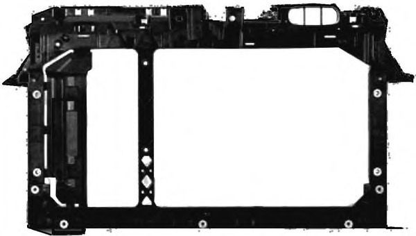 Acoperire fata FR-FF-02 PHIRA - Partea frontala/grila radiator
