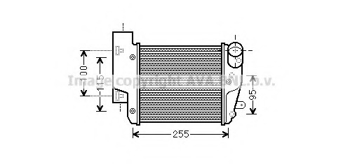 Intercooler, compresor AI4304 PRASCO - Turbocompressor Intercooler, compresor AI4304 PRASCO - Turbocompressor