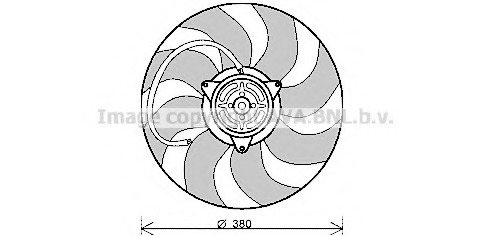 Ventilator, radiator AI7513 PRASCO - Ventilator radiator Ventilator, radiator AI7513 PRASCO - Ventilator radiator