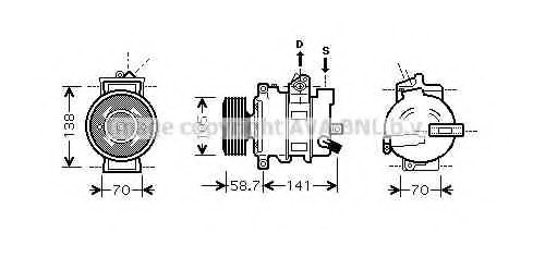 Compresor, climatizare AIAK279 PRASCO - Compresor/piese Compresor, climatizare AIAK279 PRASCO - Compresor/piese