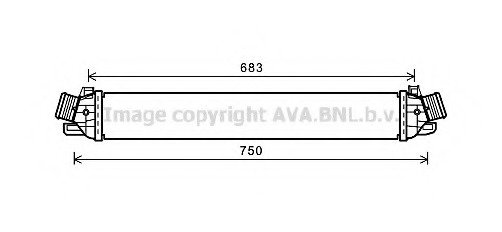 Intercooler, compresor AL4130 PRASCO - Turbocompressor Intercooler, compresor AL4130 PRASCO - Turbocompressor