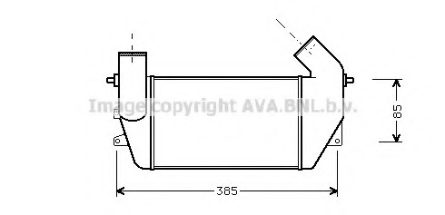 Intercooler, compresor AU4128 PRASCO - Turbocompressor Intercooler, compresor AU4128 PRASCO - Turbocompressor