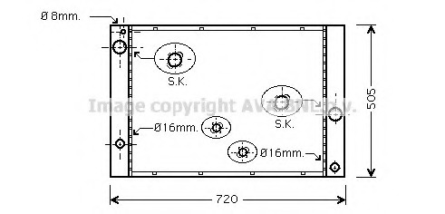Radiator, racire motor BW2338 PRASCO - Radiator apa/piese Radiator, racire motor BW2338 PRASCO - Radiator apa/piese
