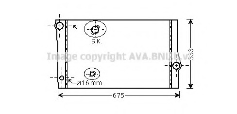 Radiator, racire motor BW2355 PRASCO - Radiator apa/piese Radiator, racire motor BW2355 PRASCO - Radiator apa/piese