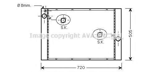 Radiator, racire motor BW2372 PRASCO - Radiator apa/piese Radiator, racire motor BW2372 PRASCO - Radiator apa/piese