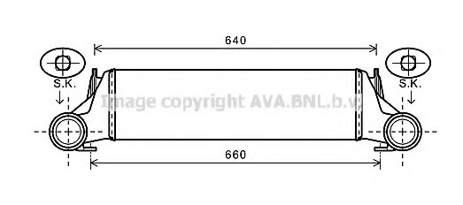 Intercooler, compresor BW4421 PRASCO - Turbocompressor Intercooler, compresor BW4421 PRASCO - Turbocompressor