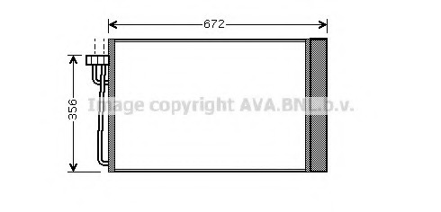 Condensator, climatizare BW5267 PRASCO - Radiator clima Condensator, climatizare BW5267 PRASCO - Radiator clima