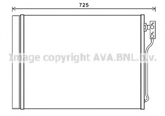 Condensator, climatizare BW5435 PRASCO - Radiator clima Condensator, climatizare BW5435 PRASCO - Radiator clima