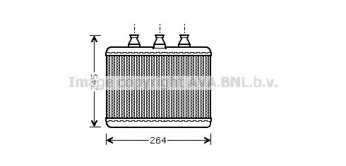 Schimbator caldura, incalzire habitaclu BW6271 PRASCO - Schimbator caldura Schimbator caldura, incalzire habitaclu BW6271 PRASCO - Schimbator caldura