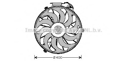 Ventilator, radiator BW7507 PRASCO - Gmv (electroventilator ) Ventilator, radiator BW7507 PRASCO - Gmv (electroventilator )