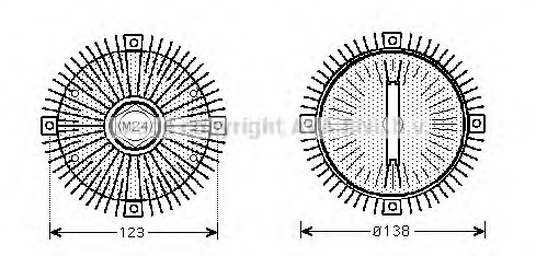 Cupla, ventilator radiator BWC322 PRASCO - Ventilator radiator Cupla, ventilator radiator BWC322 PRASCO - Ventilator radiator