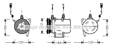 Compresor, climatizare BWK045 PRASCO - Compresor/piese Compresor, climatizare BWK045 PRASCO - Compresor/piese