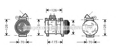 Compresor, climatizare BWK229 PRASCO - Compresor/piese Compresor, climatizare BWK229 PRASCO - Compresor/piese
